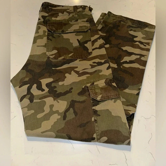 Cotton On Camo Cargo Tactical Pants Men Size 32 Waist Length 30 - Picture 1 of 3